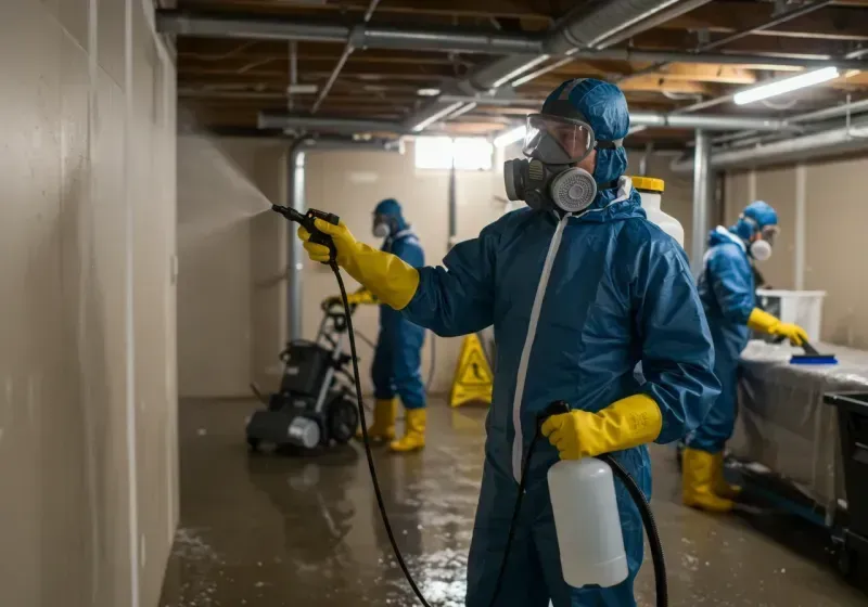 Basement Sanitization and Antimicrobial Treatment process in Malad City, ID